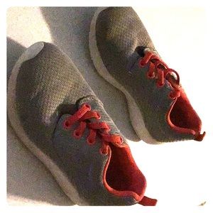 Grey and Pink sneakers